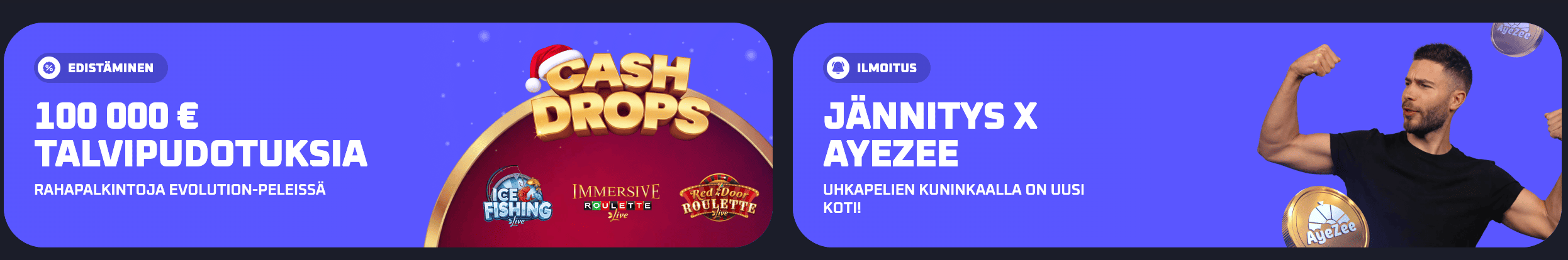 thrill casino bonukset